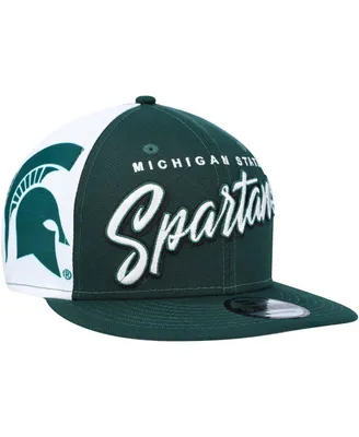 Men's New Era Green Michigan State Spartans Outright 9FIFTY Snapback Hat
