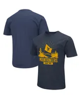 Men's Colosseum Navy West Virginia Mountaineers Fan T-shirt
