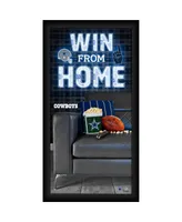 Dallas Cowboys Framed 10" x 20" Win From Home Collage