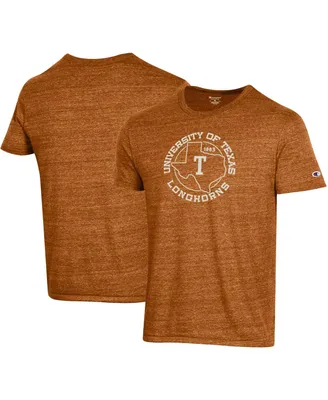 Men's Champion Texas Longhorns Vault State Tri-Blend T-shirt