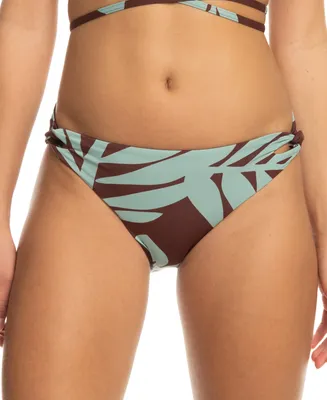 Roxy Juniors' Palm Cruz Side-Twist Hipster Bikini Bottoms