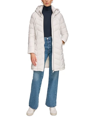 Calvin Klein Women's Hooded Packable Puffer Coat