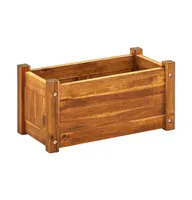 vidaXL Garden Raised Bed Acacia Wood 19.7"x9.8"x9.8"