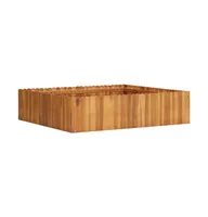 vidaXL Garden Raised Bed 39.3"x39.3"x9.8" Solid Acacia Wood