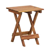 vidaXL Plant Stand 11.8"x11.8"x15" Solid Acacia Wood