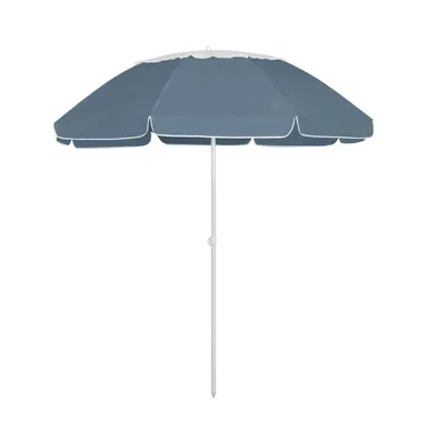 vidaXL Beach Umbrella Blue 118.1"