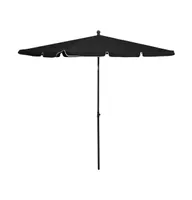 vidaXL Garden Parasol with Pole 82.7"x55.1