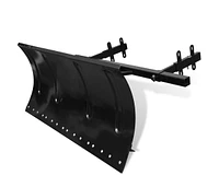 vidaXL 39" Heavy Duty Universal Snow Plow Blade for Snow Thrower, 5 Adjustable Angles, Durable Steel, Compatible with Most Models for Efficient Snow R