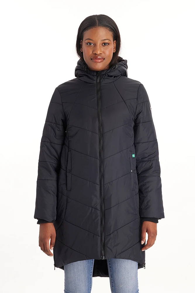 Modern Eternity Maternity Harper - 3in1 Coat Cocoon Mid Thigh