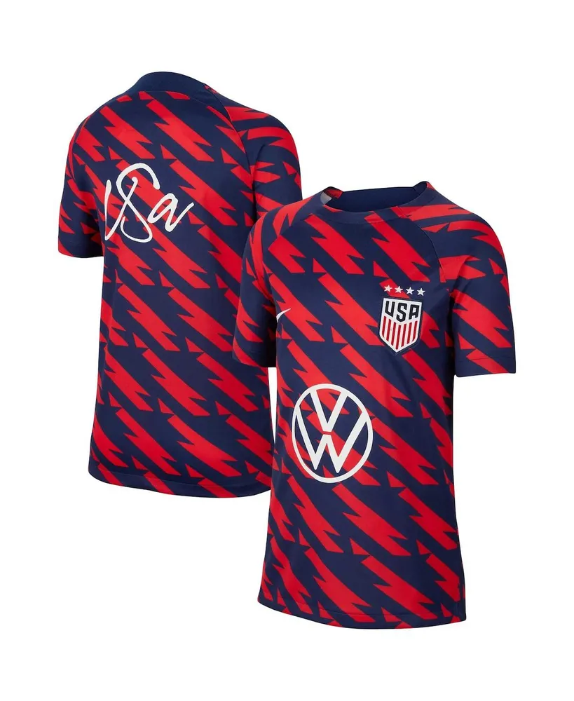 Big Boys Nike Red Uswnt Academy Pro Pre-Match Top