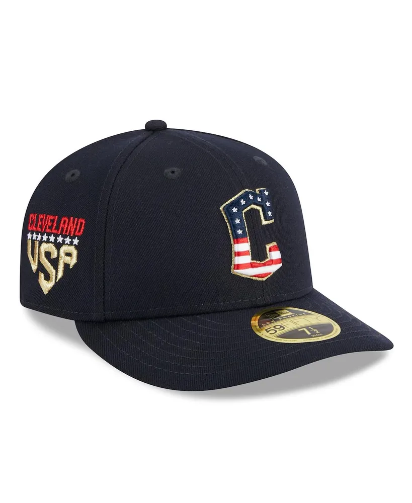 New Era Men's New Era Navy Cleveland Guardians 2023 Fourth of July Low  Profile 59FIFTY Fitted Hat