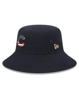 Men's New Era Navy Chicago Cubs 2023 Fourth of July Bucket Hat