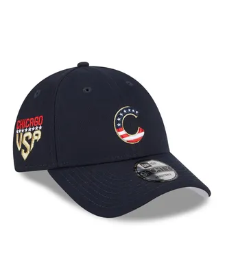 Men's New Era Navy Chicago Cubs 2023 Fourth of July 9FORTY Adjustable Hat