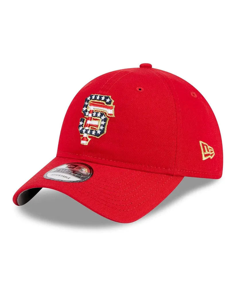 Men's New Era Red San Francisco Giants 2023 Fourth of July 9TWENTY Adjustable Hat