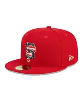 Men's New Era Red San Francisco Giants 2023 Fourth of July 59FIFTY Fitted Hat