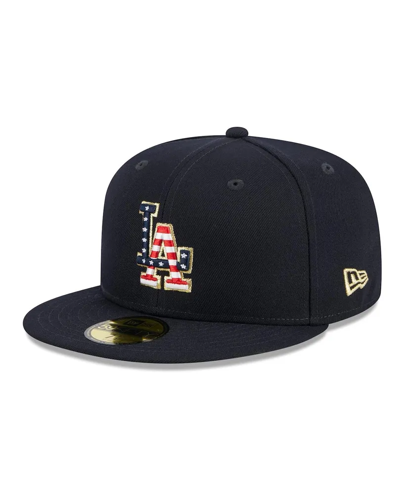 Men's New Era Navy Los Angeles Dodgers 2023 Fourth of July 59FIFTY Fitted Hat