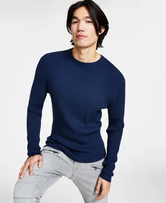 I.n.c. International Concepts Men's Ribbed-Knit Sweater, Created for Macy's