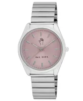 Rae Dunn Women's Sofia Silver-Tone Alloy Watch 36mm