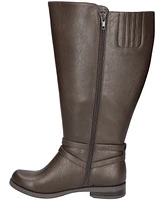 Easy Street Women's Bay Plus Athletic Shafted Extra Wide Calf Tall Boots