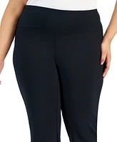 Style & Co Plus High-Rise Bootcut Ponte Pants, Created for Macy's