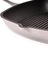 BergHOFF Neo 2pc Cast Iron 11" Grill Pan with Steak Press