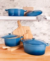 BergHOFF Neo 4pc Cast Iron Cookware Set, 5qt. & 8qt.