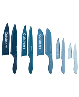 Cuisinart Stainless Steel 10 Piece Ceramic Coated Ombre Knife Set