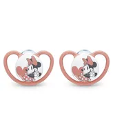 Nuk Baby Space Minnie Mouse Pacifiers, 0-6M, 2 pack