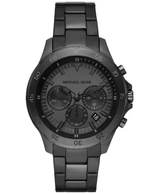 Michael Kors Men's Greyson Chronograph Black Ion Plating Stainless Steel Watch 43mm
