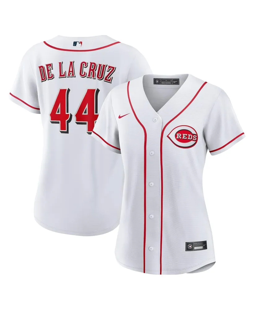 Women's Nike Elly De La Cruz White Cincinnati Reds Home Replica Jersey