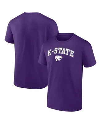 Men's Fanatics Purple Kansas State Wildcats Campus T-shirt