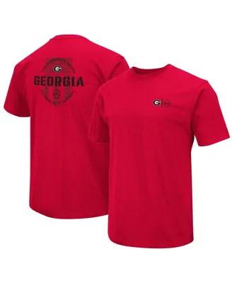 Men's Colosseum Red Georgia Bulldogs Oht Military-Inspired Appreciation T-shirt