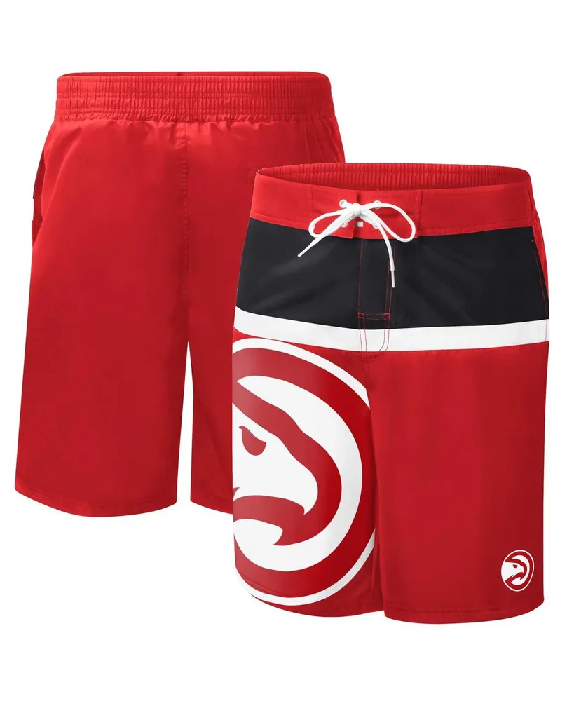 Men's G-iii Sports by Carl Banks Red Atlanta Hawks Sea Wind Swim Trunks