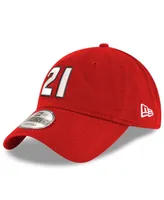 Men's New Era Scarlet Harrison Burton Enzyme Washed 9TWENTY Adjustable Hat