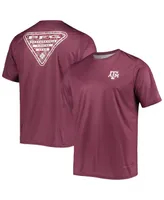 Men's Columbia Maroon Texas A&M Aggies Terminal Tackle Omni-Shade T-shirt