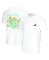 Men's Tommy Bahama White Atlanta Braves Playa Ball T-shirt
