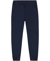 Nautica Little Boys Uniform Evan Tapered-Fit Stretch Joggers with Reinforced Knees