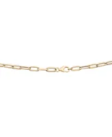 Wrapped in Love Diamond Heart Paperclip Link 17" Pendant Necklace (1/2 ct. t.w.) in 14k Gold, Created for Macy's