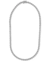 Wrapped in Love Diamond 17" Collar Necklace (2 ct. t.w.) in Sterling Silver, Created for Macy's