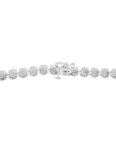 Wrapped in Love Diamond Tennis Bracelet (2 ct. t.w.) in Sterling Silver, Created for Macy's