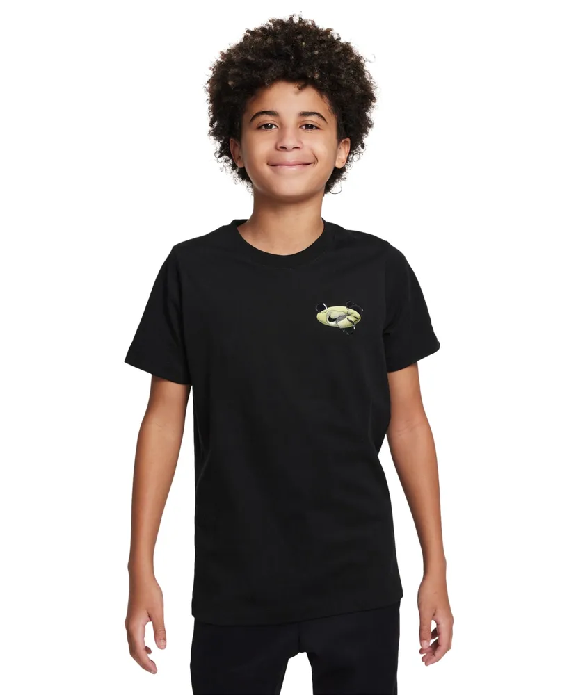 Nike Big Kids Sportswear Standard-Fit Printed T-Shirt