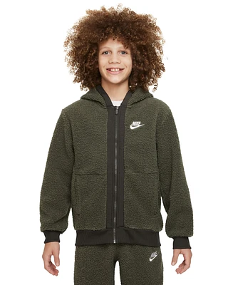 Nike Big Kids Sportswear Club Fleece Full-Zip Hoodie