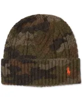 Polo Ralph Lauren Men's Knit Camo Quick-Drying Beanie