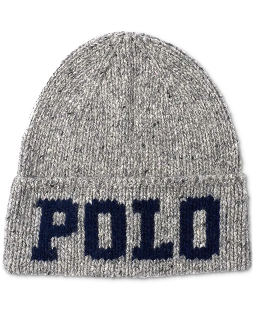 Polo Ralph Lauren Men's Knit Tweed Polo Beanie