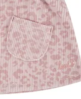 Levi's Baby Girls Scrunchie Waist Skirtall and T-shirt, 2 Piece Set