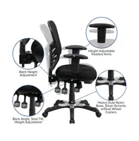 48" Wide Electric Adjustable Standing Desk & Ergonomic Office Chair