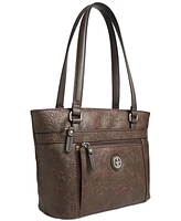 Giani Bernini Pebble Tooling Tote, Created for Macy's