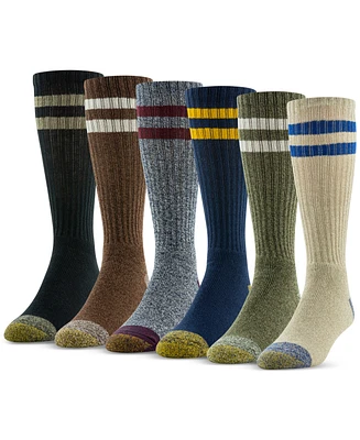 Men's 6-Pack Casual Harrington Socks