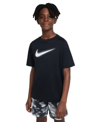 Nike Big Boys Dri-fit Multi+ Logo-Print Training T-Shirt
