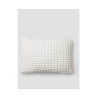 Sunday Citizen Snug Waffle Decorative Pillow, 12" x 18"